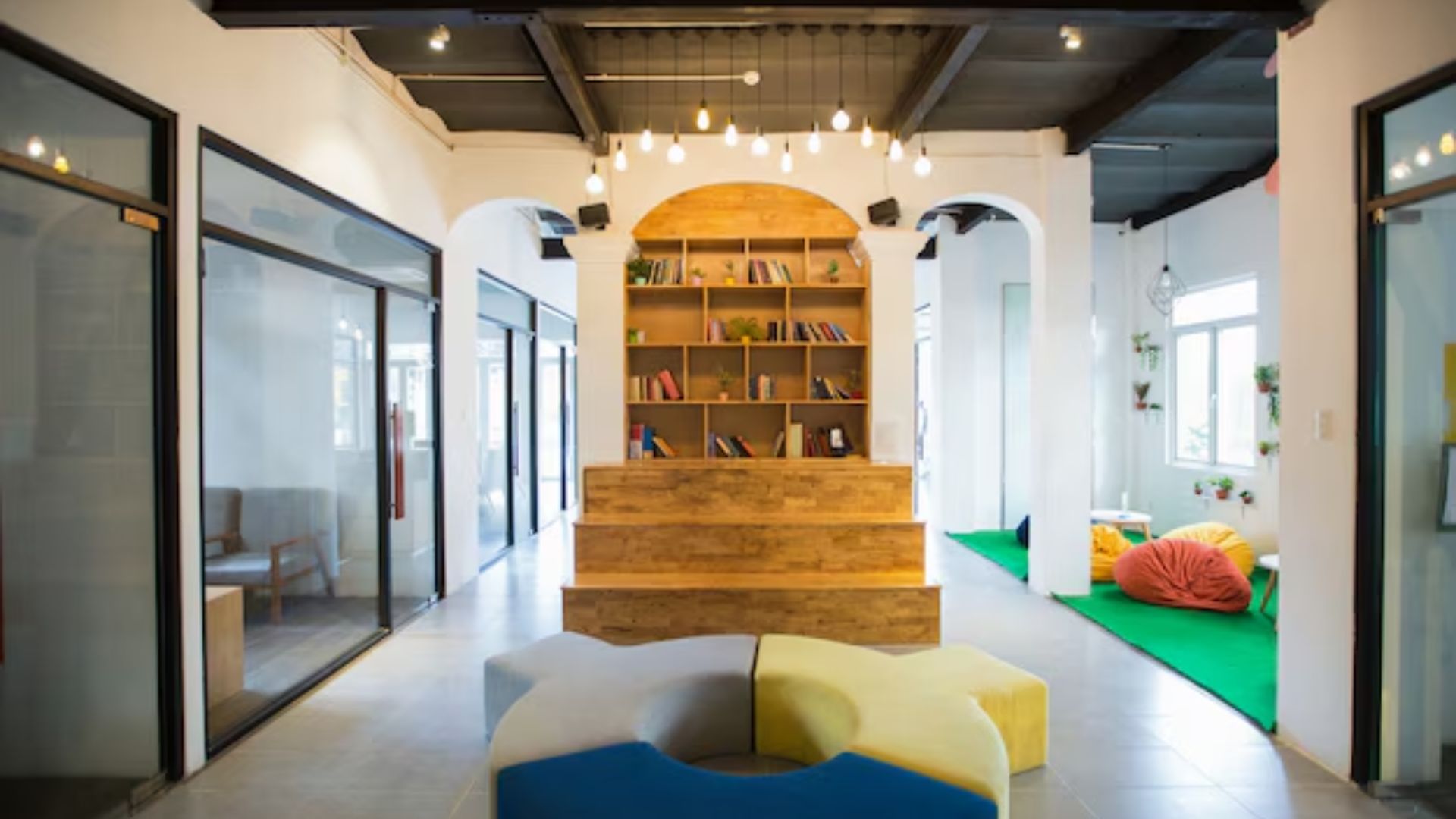 Illustration of Commercial Sustainable Interior Design